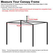 TheLAShop 10x10 EZ Pop Up Tent Canopy Replacement Top Image