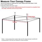 TheLAShop Pop Up Canopy Replacement Top 10x20 CPAI-84 Image