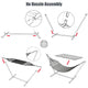 TheLAShop Heavy Duty Hammock with Stand, Net, Quilt & Pillow Image