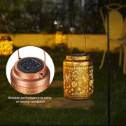 TheLAShop Waterproof Outdoor Solar Hanging Lanterns Set(2) Image