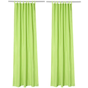 TheLAShop Tab Top Outdoor Patio Curtain, 54"W x 120"L 2ct/Pack, Green Glow Image