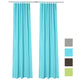 TheLAShop Tab Top Outdoor Patio Curtain 54"W x 96"L 2ct/Pack Image