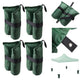 TheLAShop 4pcs Universal Canopy Weight Bags w/ Anchor Hole for Instant Tents, Green Image