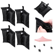 TheLAShop 4pcs Universal Canopy Weight Bags for Instant Tents, Black Image