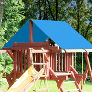 TheLAShop Swing Set Canopy Backyard Playgrounds 52"x90" Image