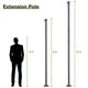 TheLAShop Shade Sail Post Pole Kit (Base Plate, D-Ring & Clamp) Image