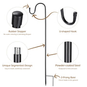 TheLAShop Waterproof Outdoor Solar Hanging Lanterns Set(2) Image