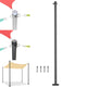 TheLAShop Shade Sail Post Pole Kit (Base Plate, D-Ring & Clamp) Image