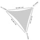 TheLAShop 16' Triangle Outdoor Sun Shade Sail Canopy Image