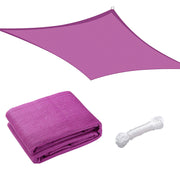 TheLAShop 16' Square Outdoor Patio Sun Sail Shade, Fuchsia Image