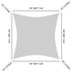 TheLAShop 16' Square Outdoor Patio Sun Sail Shade Image