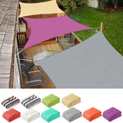 TheLAShop 13'x10' Rectangle Outdoor Sun Sail Shade Patio Image