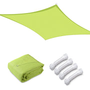 TheLAShop 16'x12' Rectangle Outdoor Sun Shade Sail Canopy, Lime Image