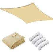 TheLAShop 20'x16' Rectangle Outdoor Sunshade Sail Patio, Desert Sand Image