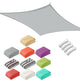 TheLAShop 20'x16' Rectangle Outdoor Sunshade Sail Patio Image