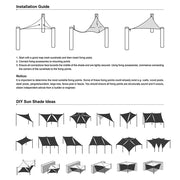 TheLAShop 22' Triangle Shade Sail Canopy for Patios Driveway Image