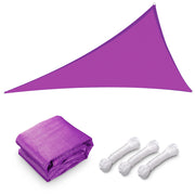 TheLAShop 25' Triangle Shade Sail Canopy for Patios Driveway, Fuchsia Image