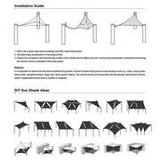 TheLAShop 8'x10' Rectangle Sun Sail Shade Canopy Image