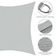 TheLAShop 23'x22' Rectangle Driveway Shade Sail Patios Image