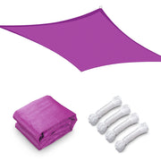 TheLAShop 23'x22' Rectangle Driveway Shade Sail Patios, Fuchsia Image