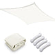 TheLAShop 23'x22' Rectangle Driveway Shade Sail Patios, Off White Image