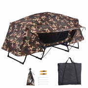 TheLAShop Single Cot Tent Camp Bed Tent Rain Fly Camouflage Image