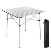 TheLAShop Aluminum Folding Camping Table Picnic Table 27x27.5in Image