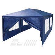 TheLAShop 10 x 20 6 Sidewalls Wedding Party Tent with Screen, Blue Image