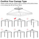 TheLAShop 10x10 ft Dual-tier Gazebo Canopy Replacement Top Image