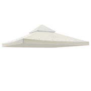 TheLAShop 10x10 ft Dual-tier Gazebo Canopy Replacement Top, Ivory Image