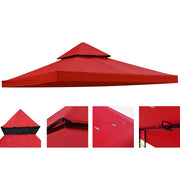 TheLAShop 10x10 ft Gazebo 2-Tier Replacement Canopy Image