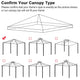 TheLAShop 10x10 ft Garden Canopy Gazebo Top Replacement Image