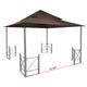 TheLAShop 12x12ft 2-Tier Canopy Replacement for Harbor Gazebo GFS01250A Image