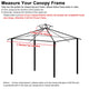 TheLAShop 2-Tier Canopy Replacement for 12'x10' Frame Image