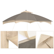 TheLAShop Replacement Canopy for Allen Roth Gazebo 10x12 GF-12S004B-1 Image