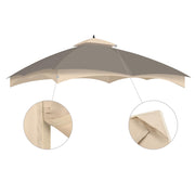 TheLAShop Replacement Canopy for Allen Roth Gazebo 10x12 GF-12S004B-1 Image