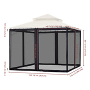 TheLAShop Gazebo Netting Replacement Mesh for 12'W x 10'D Gazebos Image