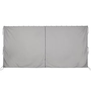 TheLAShop Gazebo Curtain 10x12ft Privacy Side with Zip CPAI-84 Image