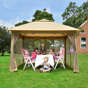 TheLAShop 11x11 ft Pop Up Gazebo with Netting UV30+ Image