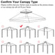 TheLAShop 10x10ft 2-Tier Canopy Replacement Top for Petpvilit Gazebo Image