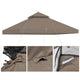 TheLAShop 2-Tier Canopy Cover Replacement 10x12ft Image