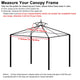 TheLAShop 2-Tier Canopy Cover Replacement 10x12ft Image