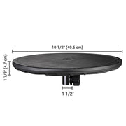 TheLAShop Patio Beach Umbrella Table Tray 20x1.5in Image