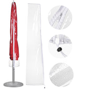 TheLAShop Outdoor Umbrella Cover with Zipper 65 in. Transparent Image