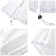 TheLAShop Outdoor Umbrella Cover with Zipper 65 in. Transparent Image