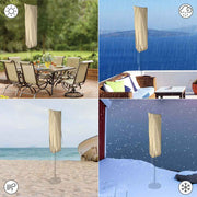 TheLAShop 15ft Patio Umbrella Cover with Zipper & Rod 61x28 in. Image