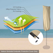 TheLAShop 15ft Patio Umbrella Cover with Zipper & Rod 61x28 in. Image