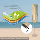 TheLAShop 15ft Patio Umbrella Cover with Zipper & Rod 61x28 in. Image