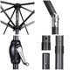 TheLAShop 7.5' 6-Rib Tilt Patio Umbrella Outdoor Umbrella Crank Lift Image