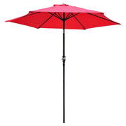 TheLAShop 8ft 6-Rib Patio Table Umbrella for Outdoor Market Image